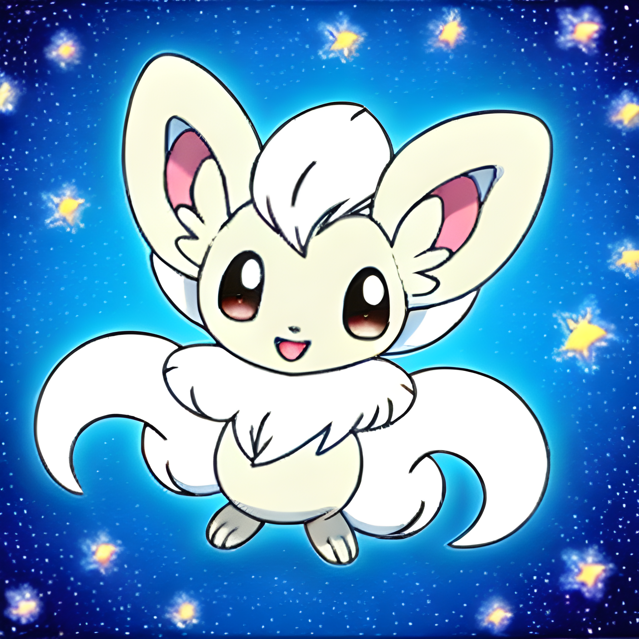 a cinccino in starry sky.24.342351539.png